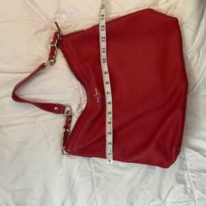 Kate spade red tote shoulder handbag